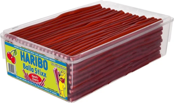 Haribo Balla Stixx Cherry Veggie (vegatarisk) 150st 1,125kg