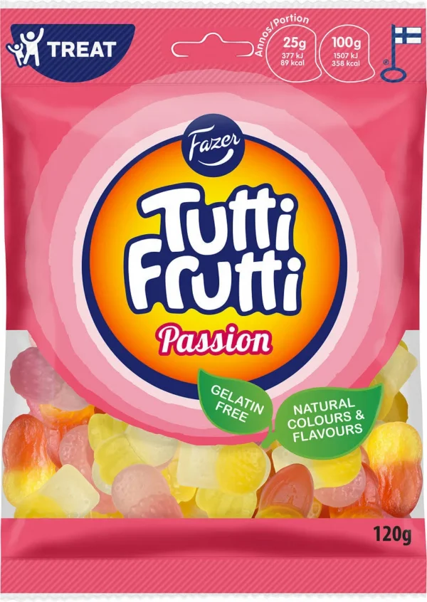 Tutti Frutti Passion 120g x 24 st