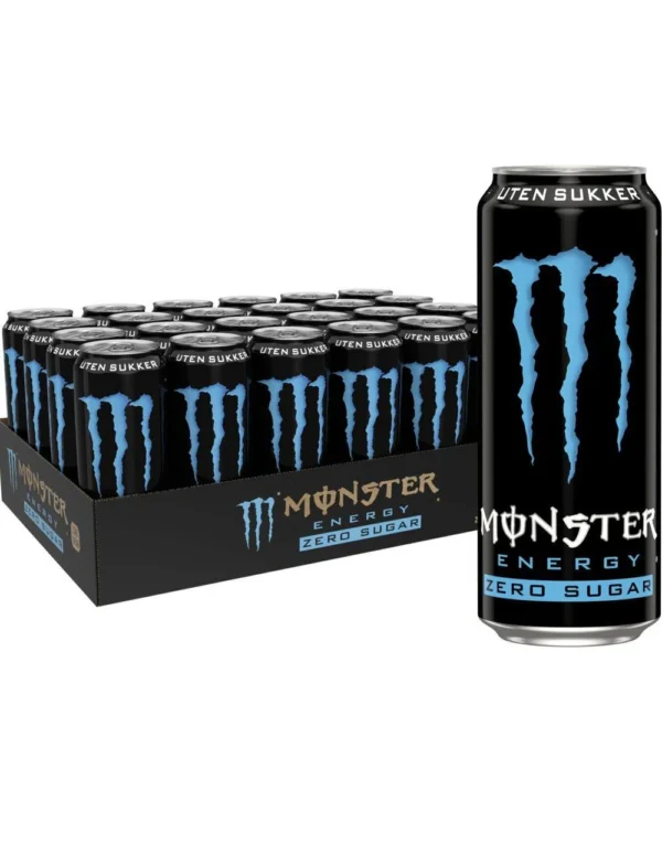 24 x Monster Energy Absolutely Zero 500 ml