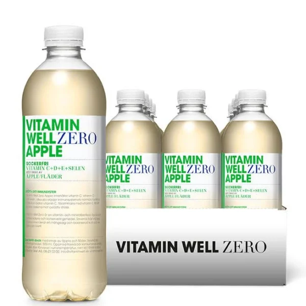 12 x Vitamin Well Zero, 500 ml