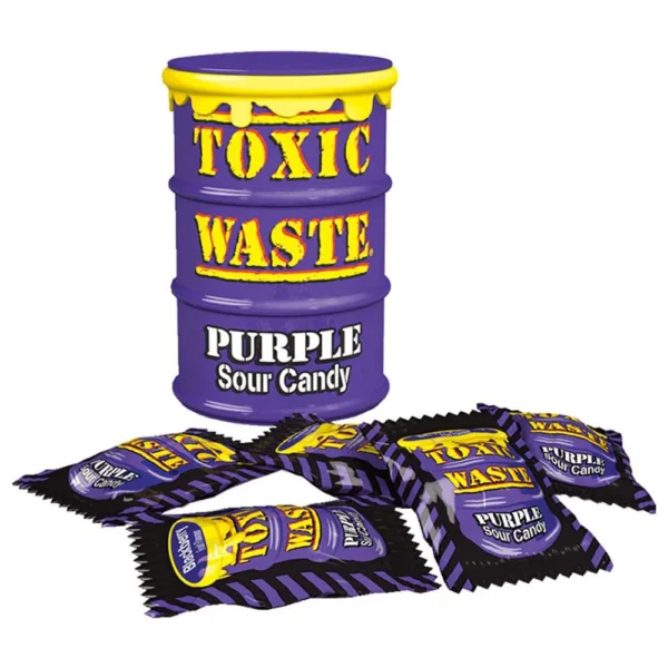Toxic Waste Purple Sour Candy Drum 42g