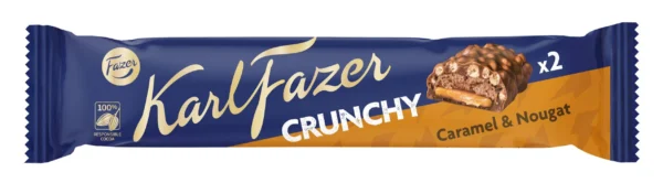 Karl Fazer crunchy 55 g caramel & nougat