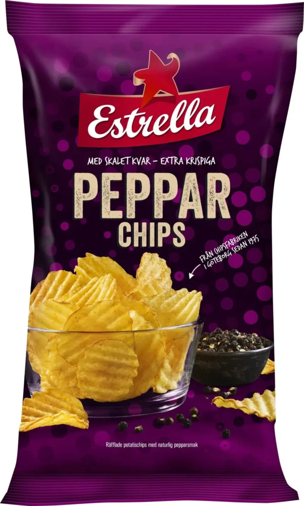 Estrella Pepparchips - 275 g