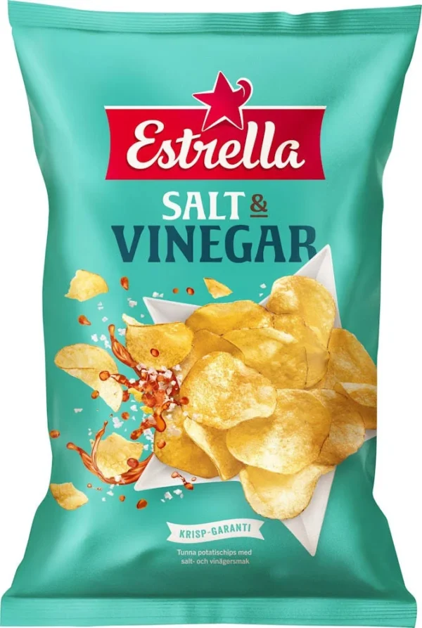 Chips Salt & Vinegar 275g Estrella