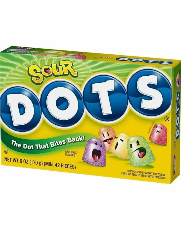 Tootsie Dots Sour Box - 170 gram