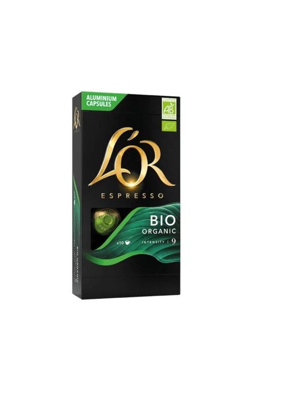 L'OR BIO ORGANIC KAFFEKAPSLAR, 10 ST
