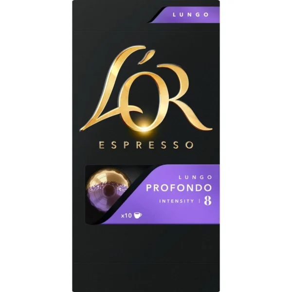 L'Or Lungo Profondo kaffekapslar, 10 st
