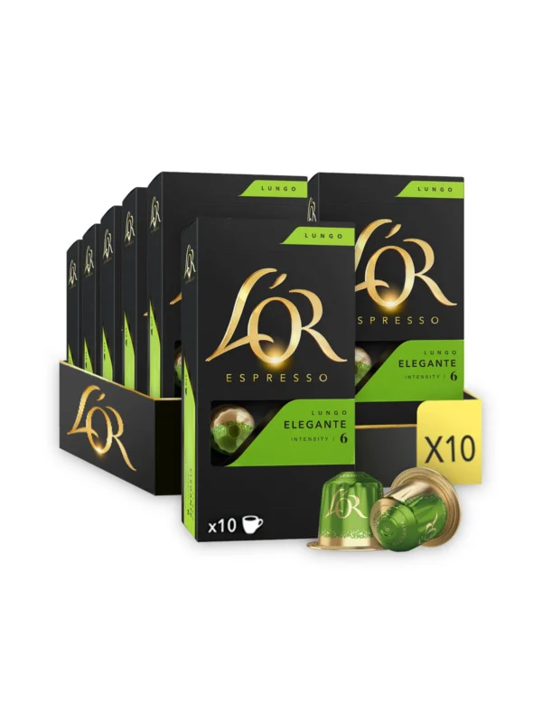 L'OR Espresso lungo elegante 10 capsules 52g