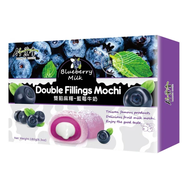 Bamboo House Double Filling Mochi Blueberry 180g