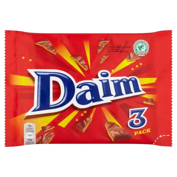 Daim Chocolate Bars 3 Pack