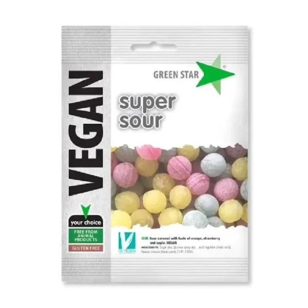 Green Star Super Sour Vegan 100 g