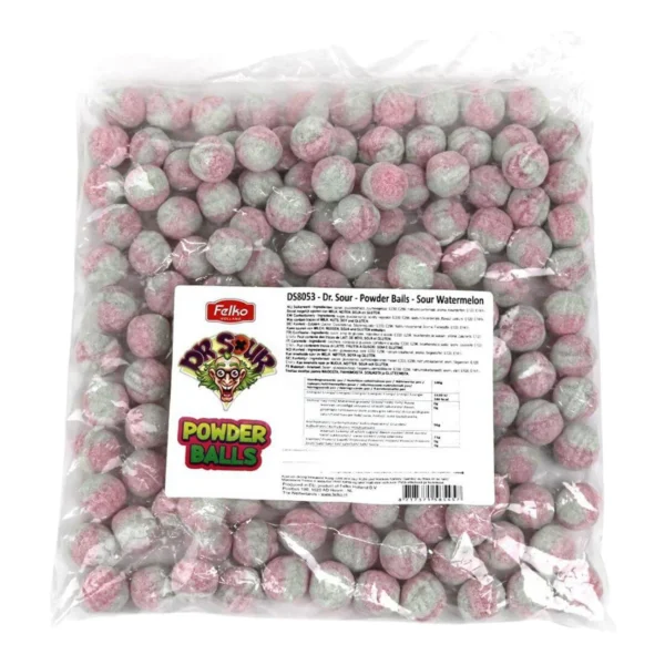 Dr Sour Powder Balls - Sour Watermelon 1kg