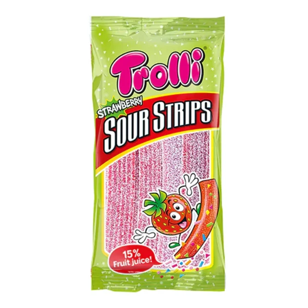 Trolli Sura Remmar Jordgubb