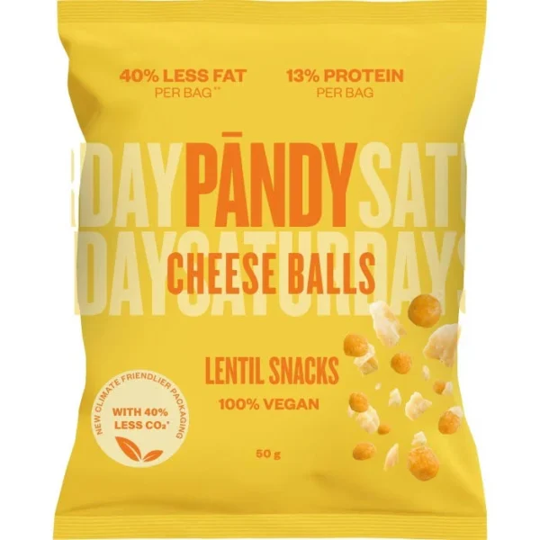 PÄNDY Lentil Snacks Cheese Balls 50 g