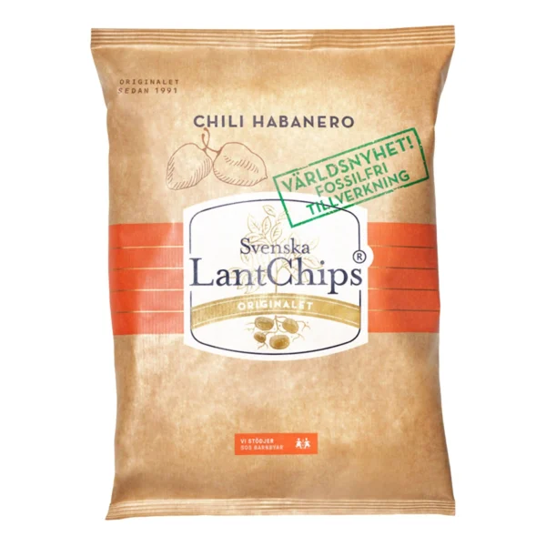 LantChips Chili Habanero - 200 gram