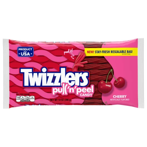 Twizzlers Cherry Pull 'n' Peel (396 g)