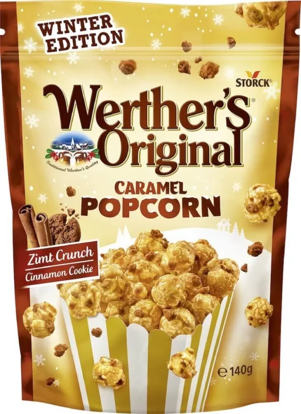 Werthers Caramel Popcorn Cinnamon Cookie - 140 gram