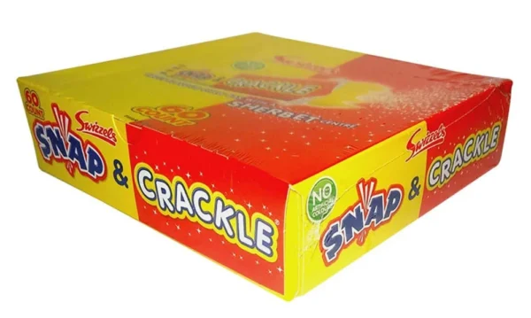 Swizzels Snap & Crackle Fruit 18g x 60st (hel låda)