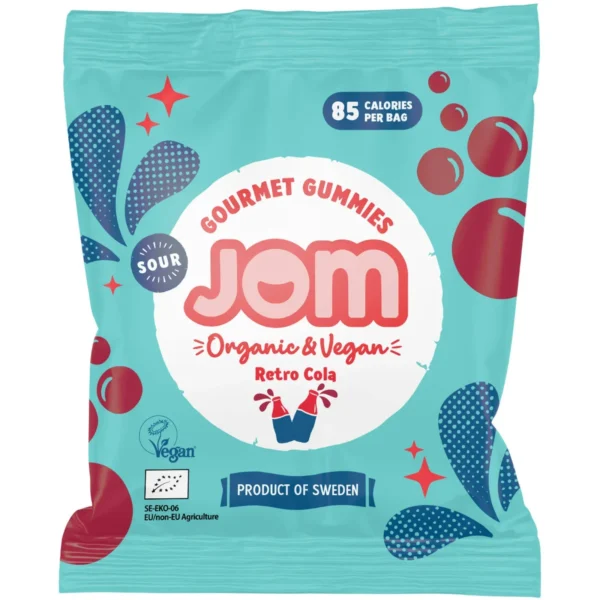 JOM Snack Pack Sur Retro Cola Godis 25 G