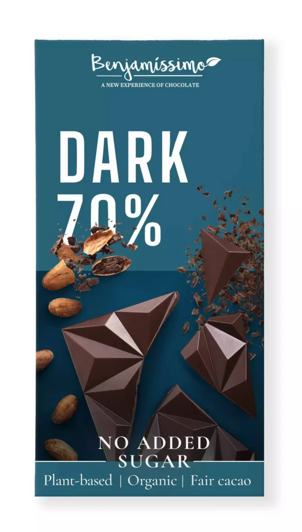 Benjamissimo Choklad Mörk 70% Sockerfri 60 g