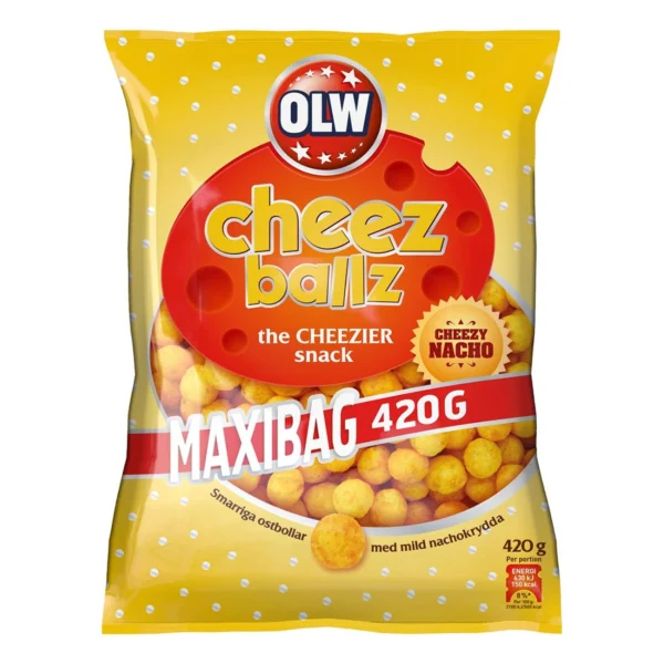 OLW Cheez Ballz MAXIBAG 420g