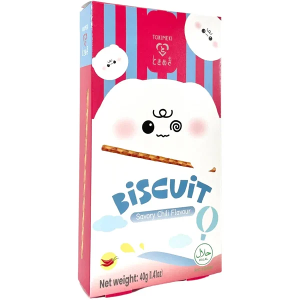 Tokimeki Biscuit Stick - Savoury Chili Flavour 40g